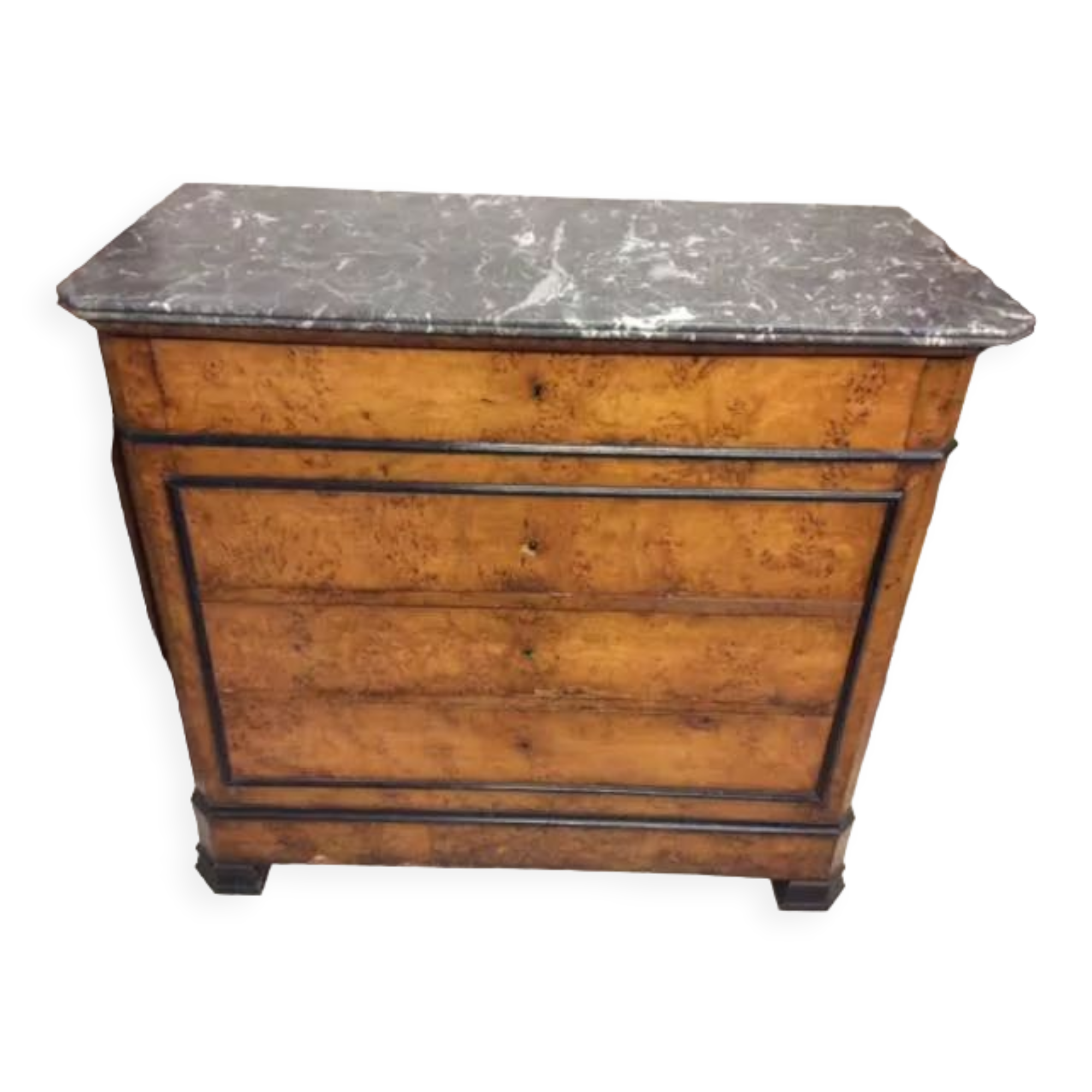 Chest of drawers 4 drawers with marble
