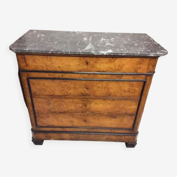 Commode 4 tiroirs avec marbre