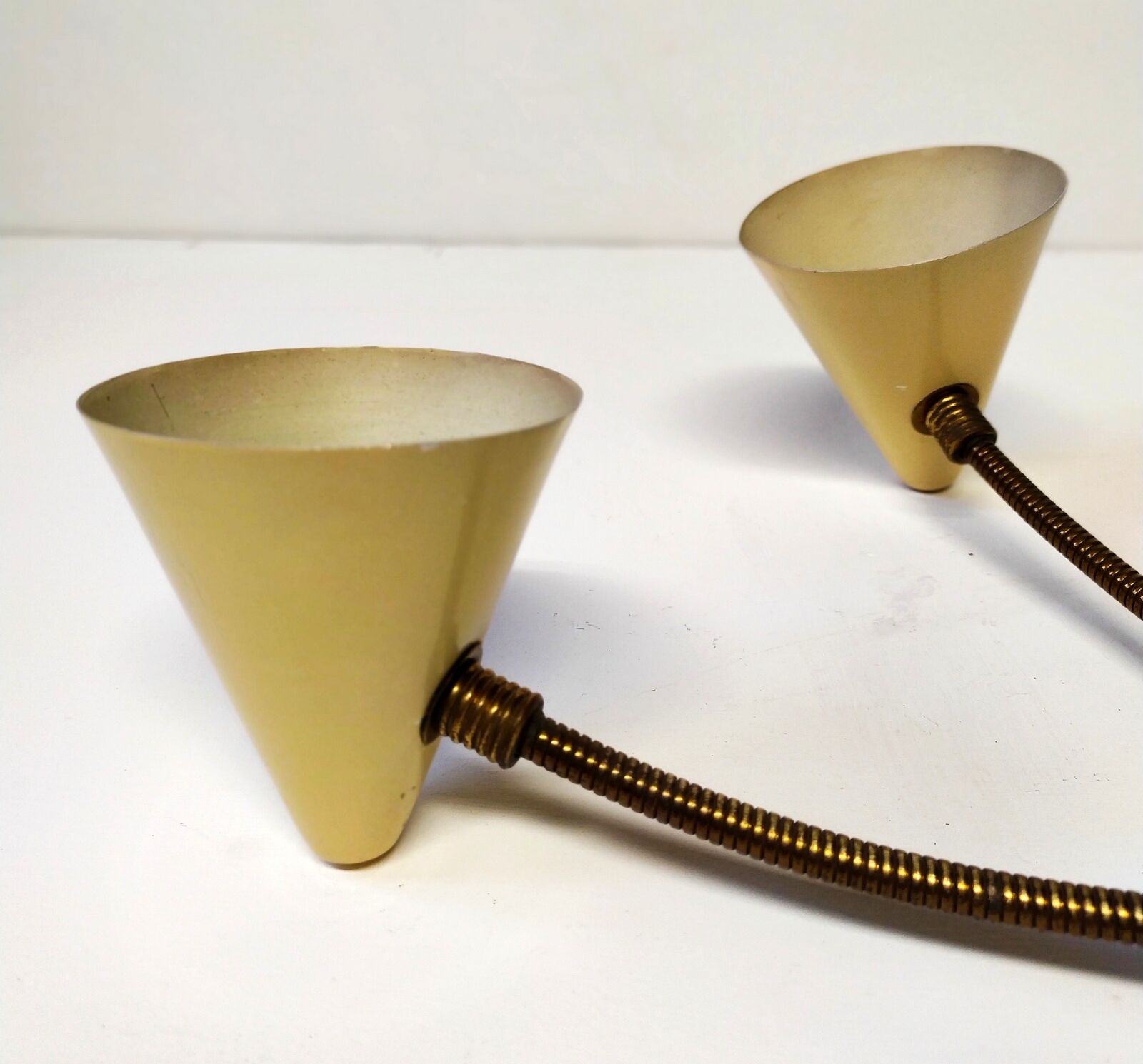 Beige Arredoluce wall lamp from the 1950s