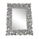 Silver wood mirror