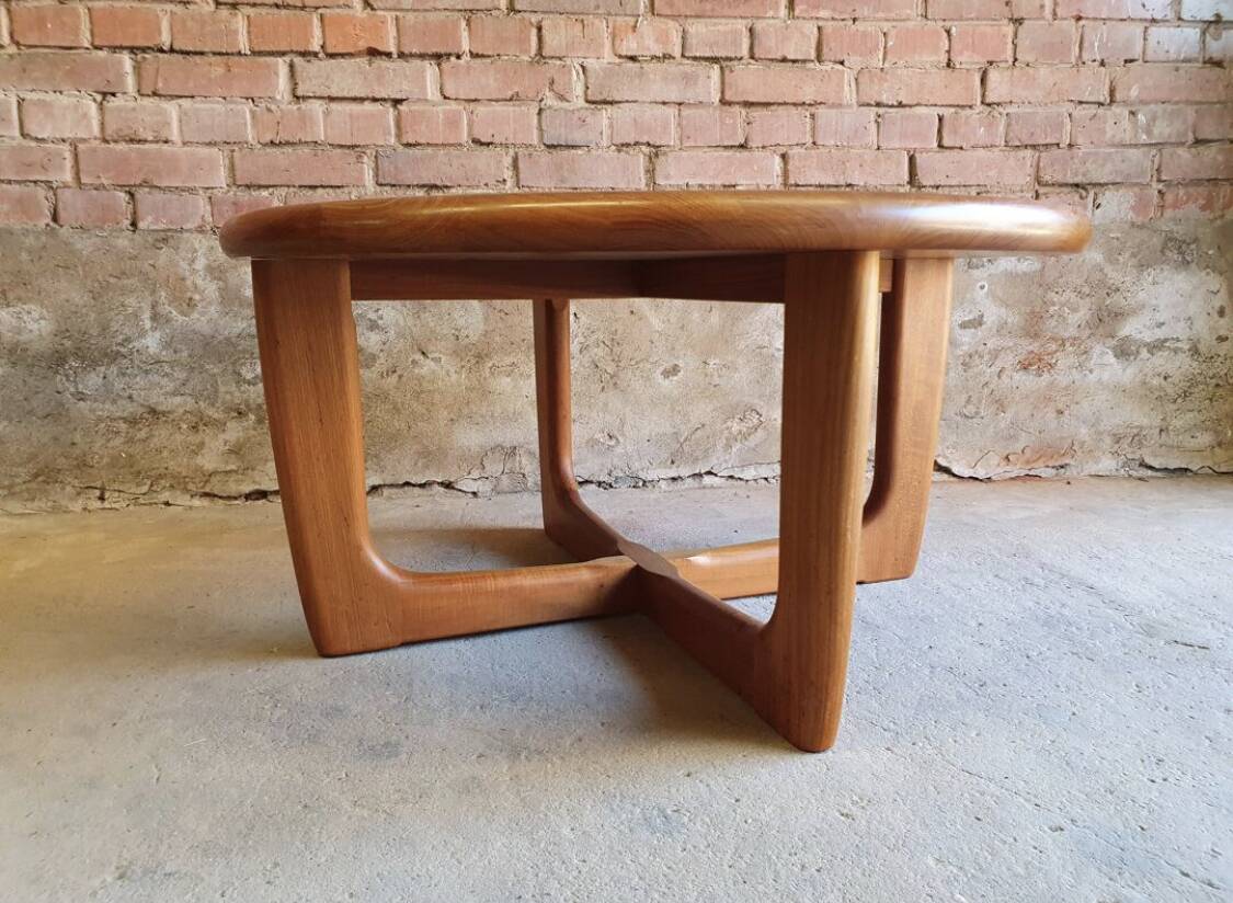 Teak coffee table by Niels Bach Denmark 1970