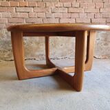 Teak coffee table by Niels Bach Denmark 1970