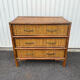 Commode rotin seventies