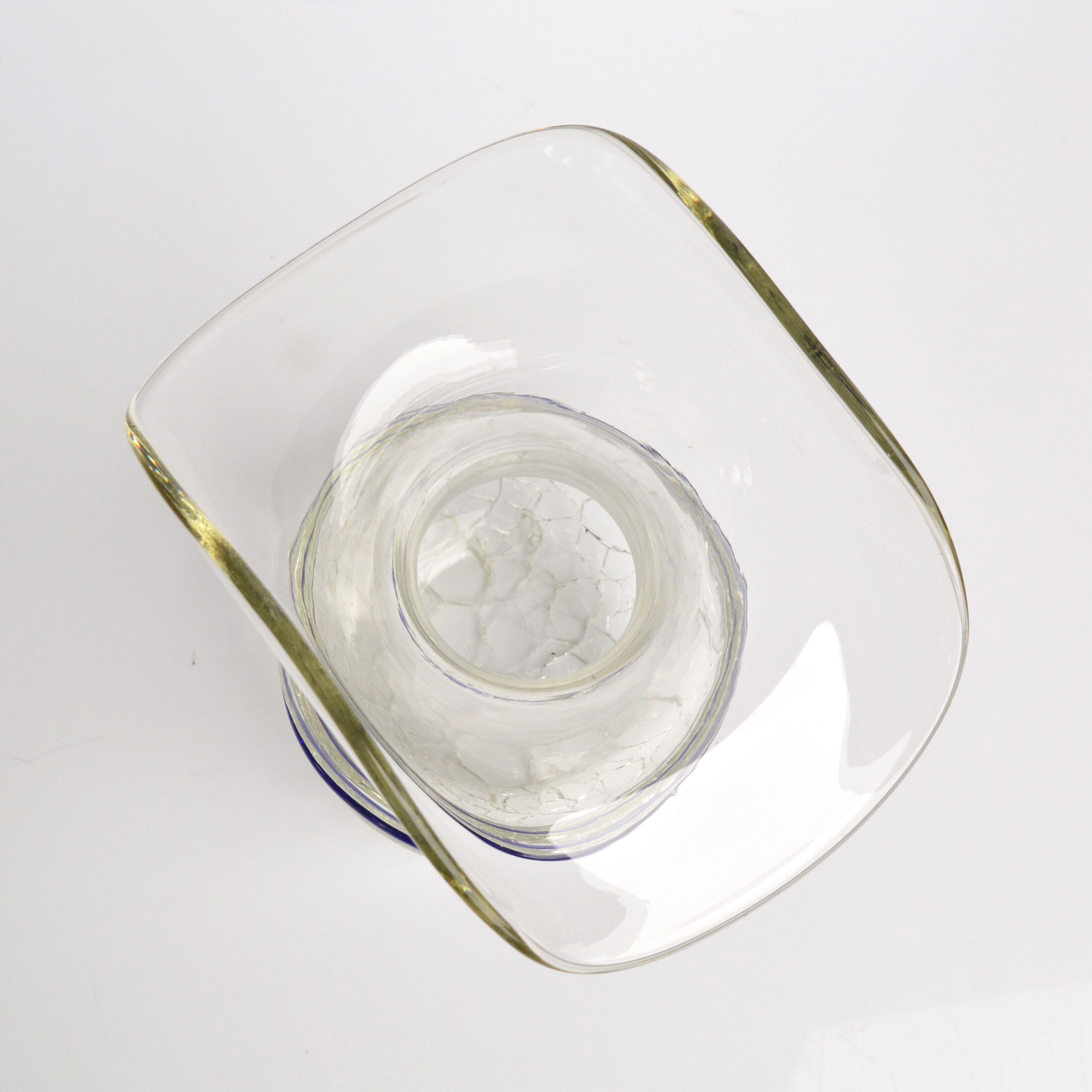 Ice-glass vase, Harrachov Sklo, Czechoslovakia 1970s