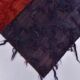 2x6 Red Blue Wool Vintage Runner Rug, 66x190Cm SK 240489