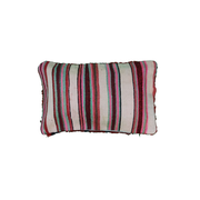 Beni Ouarain Berber cushion in red and black