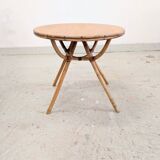 Rattan coffee table 60s