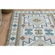 1970s Vintage Turkish Oushak Handmade Wool Cotton Pink Area Rug 130x190