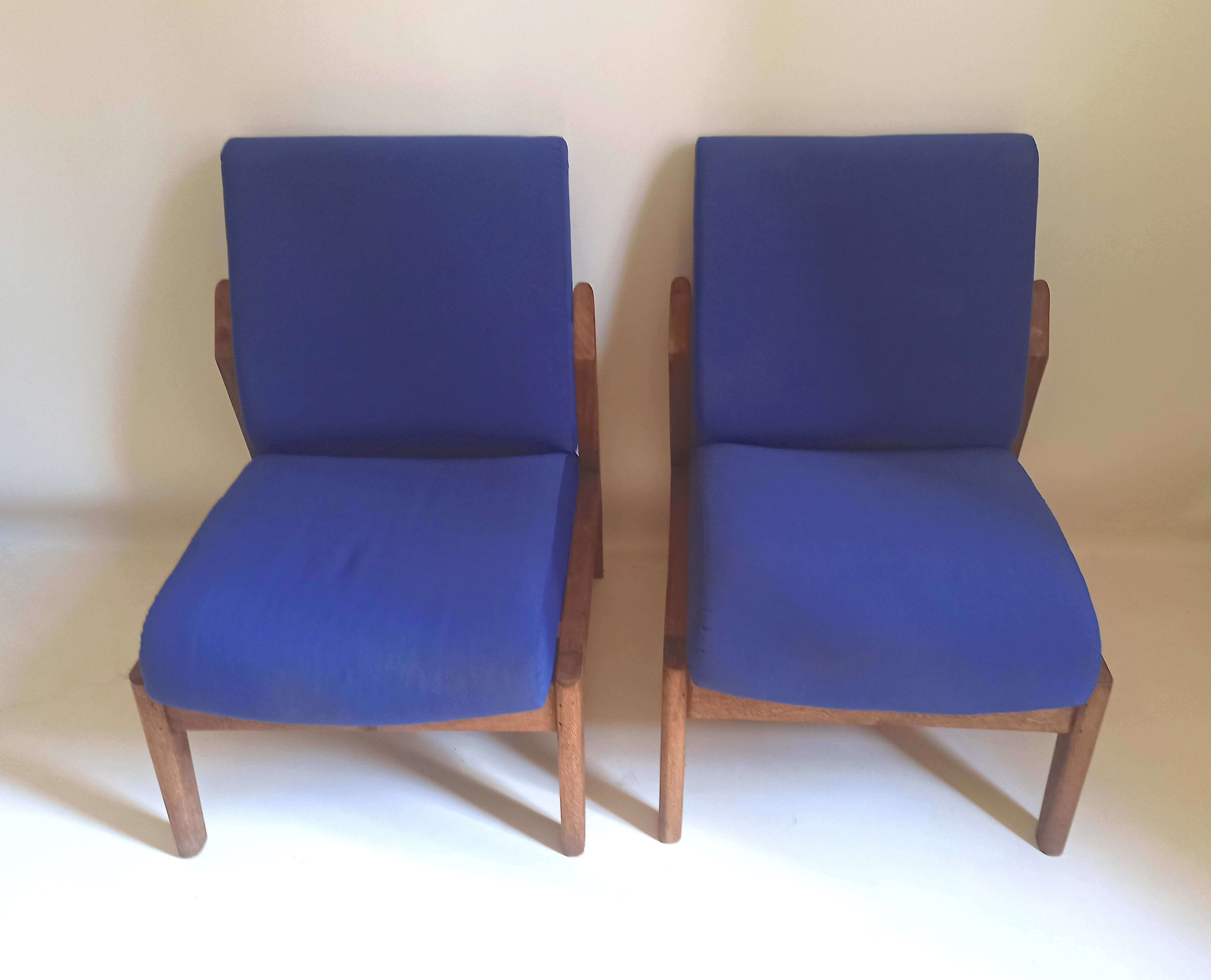 Pair of solid teak heaters 50s