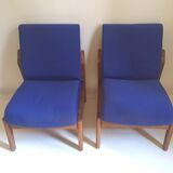 Pair of solid teak heaters 50s