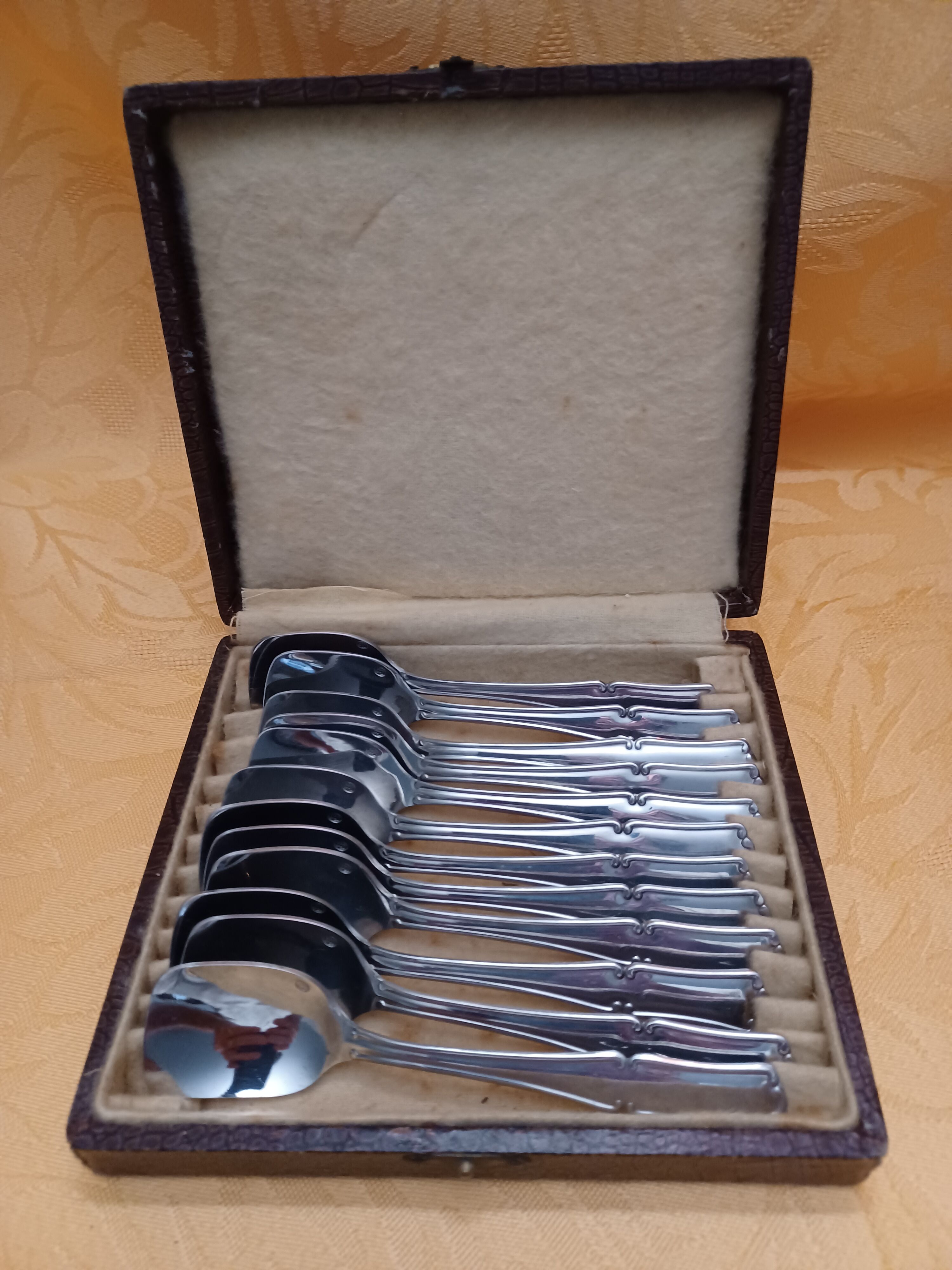 Ice spoon service, stainless steel