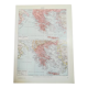Carte de la Grèce Antique et Moderne de 1928