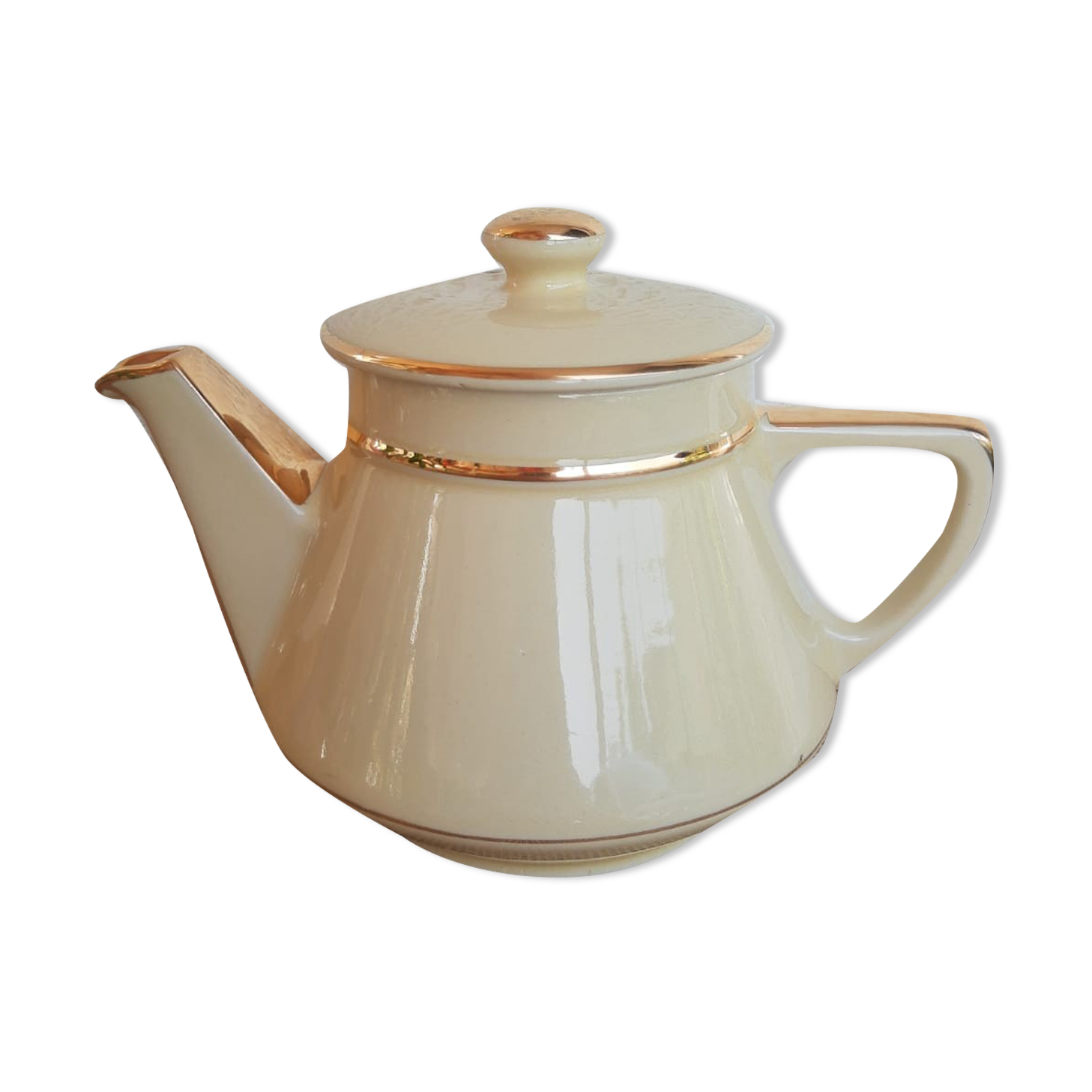 Old vintage ceramic tea and coffee maker