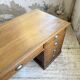 1950s oak office counter