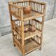 Vintage bamboo rack etagere