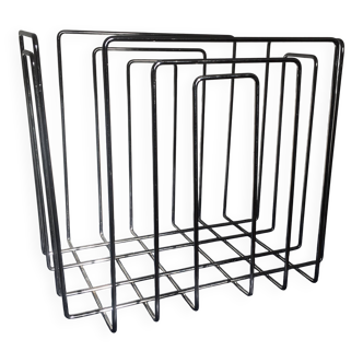 TMP chrome magazine rack by Willi Glaeser