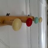Coat rack with balls, vintage.
