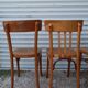 Lot 4 chaises bistrot dans leur jus
