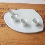 Designer painter's palette candle holder