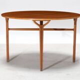 Table basse circulaire par Peter Hvidt et Orla Molgaard-Nielsen, modèle 6900, édition Fritz Hansen