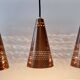 Mid-Century Scandinavian Copper & Teak Pendant by Hans-Agne Jakobsson, 1950s