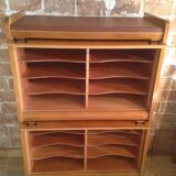 Furniture storage year 50 wood and skai has 16 compartments