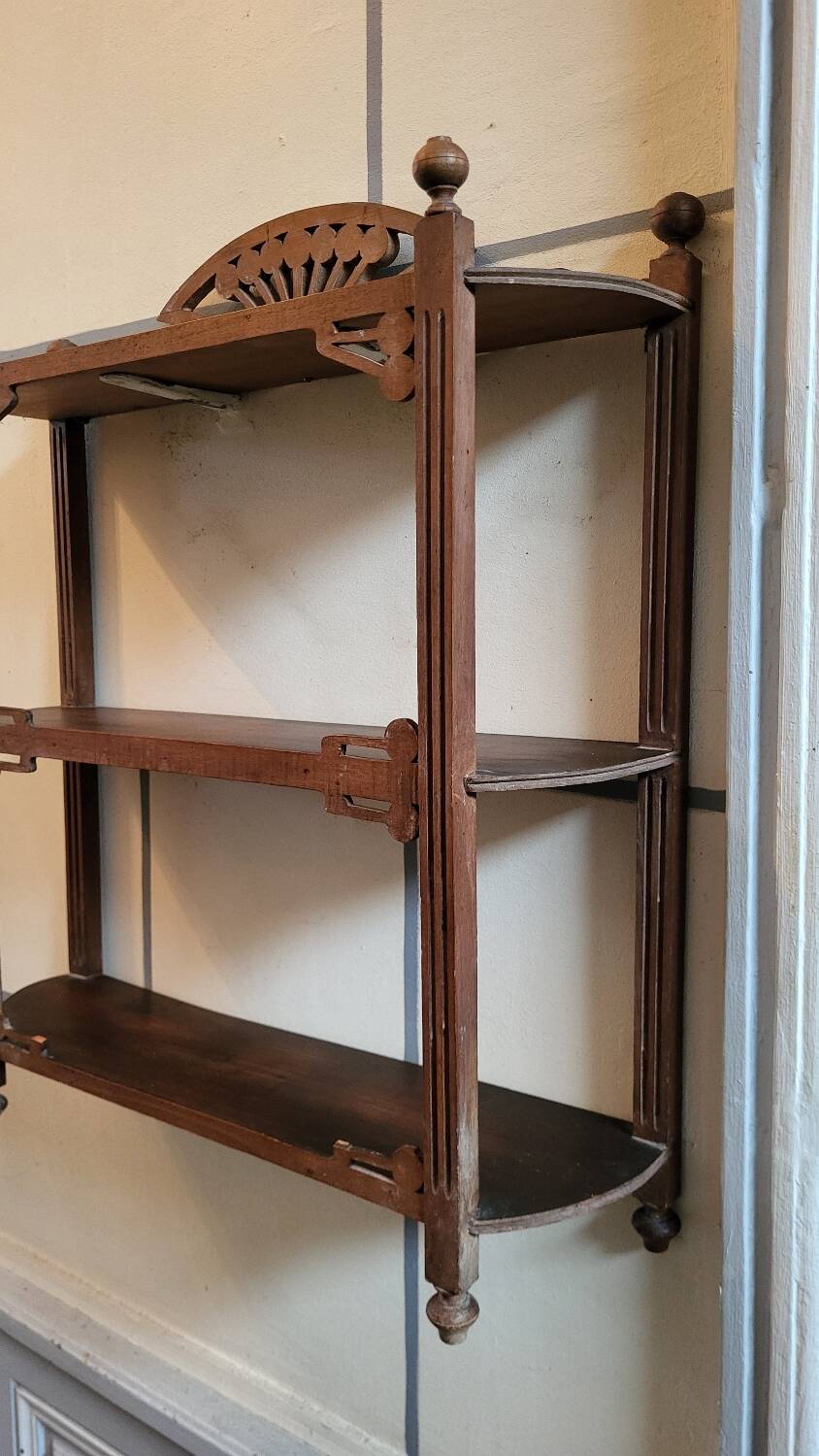 Art Nouveau wall shelf