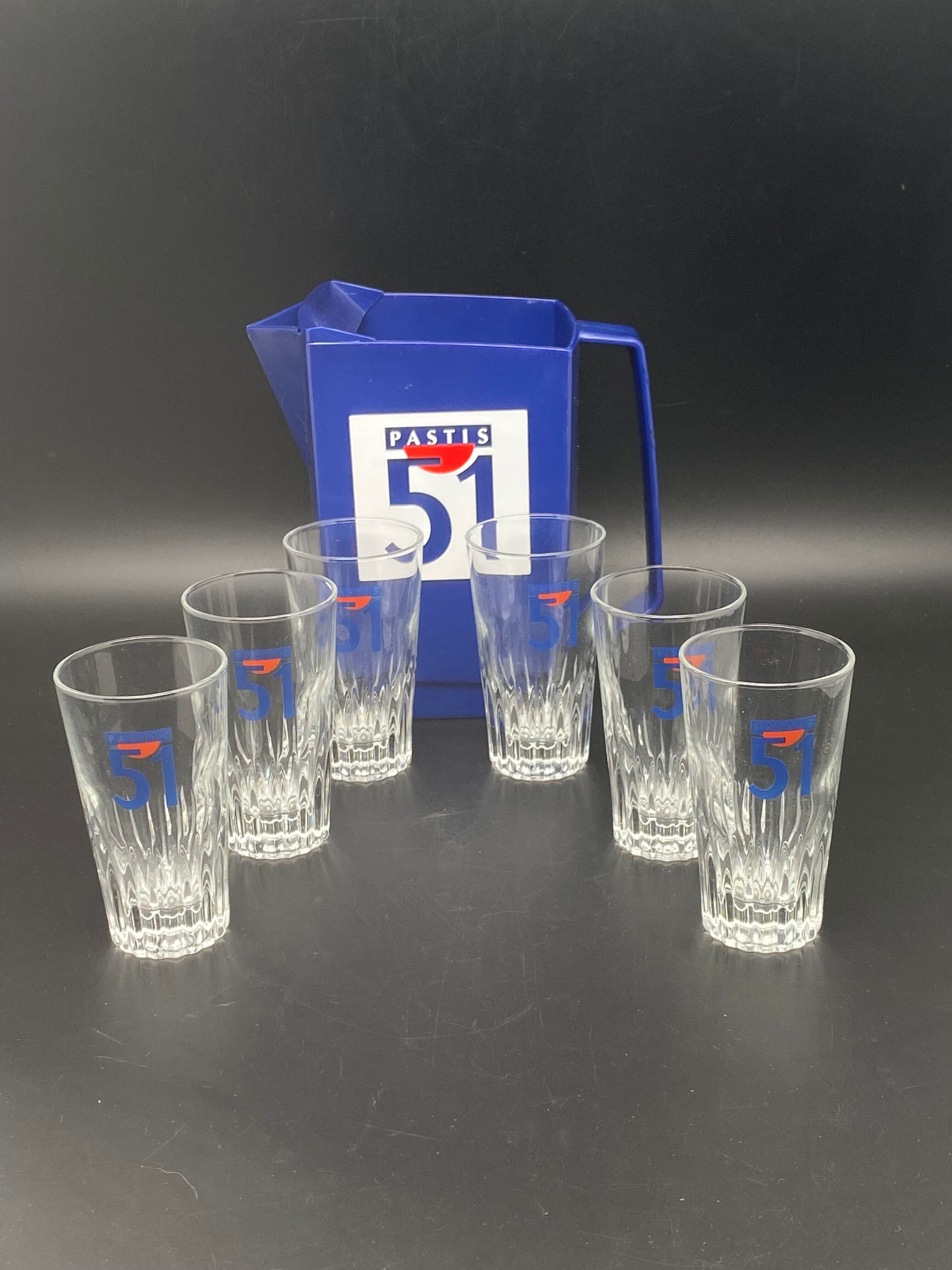 Glass pastis set 51