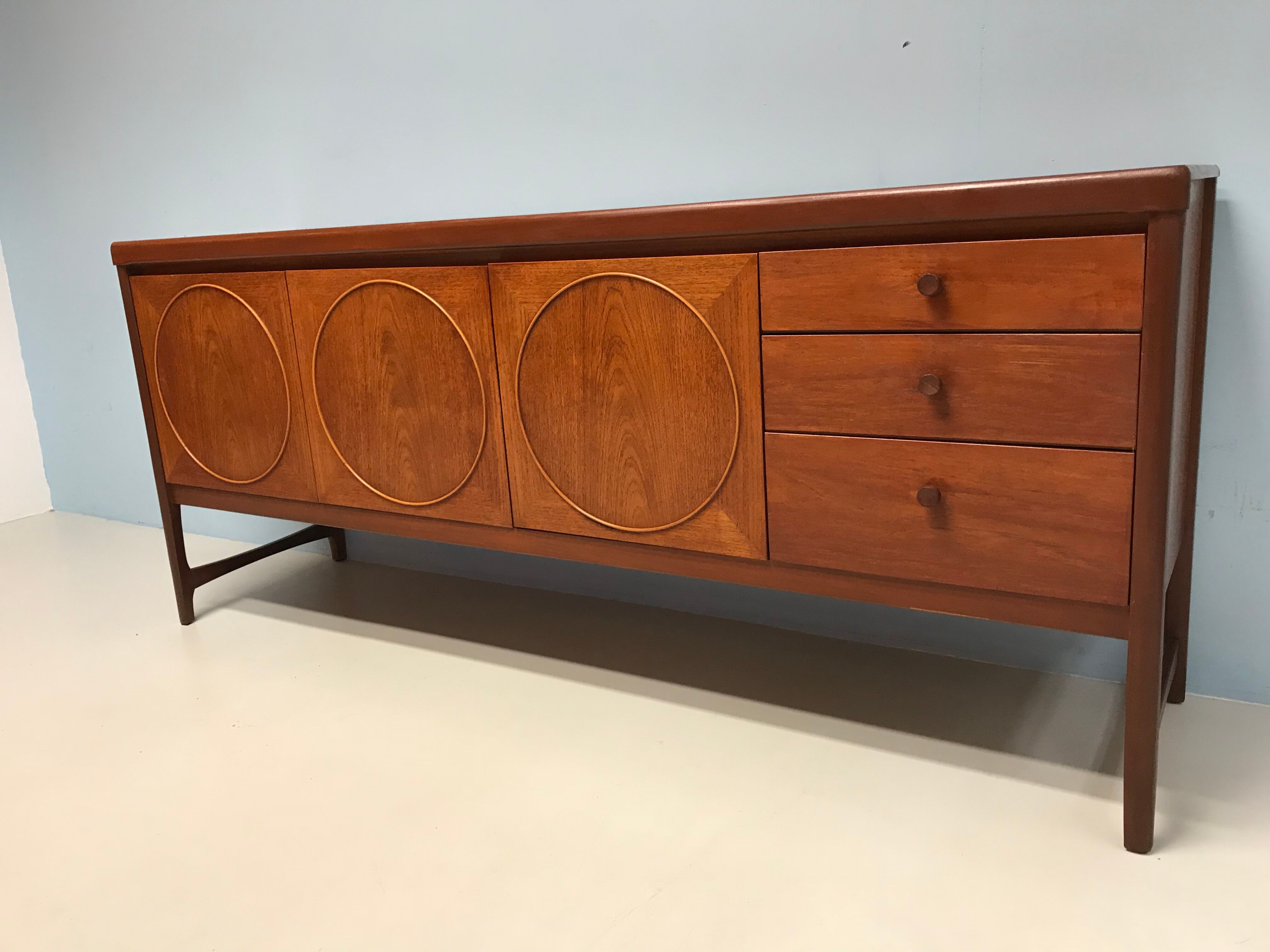 Vintage Nathan Circle sideboard