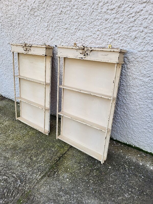 Pair of wall shelves