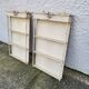 Pair of wall shelves