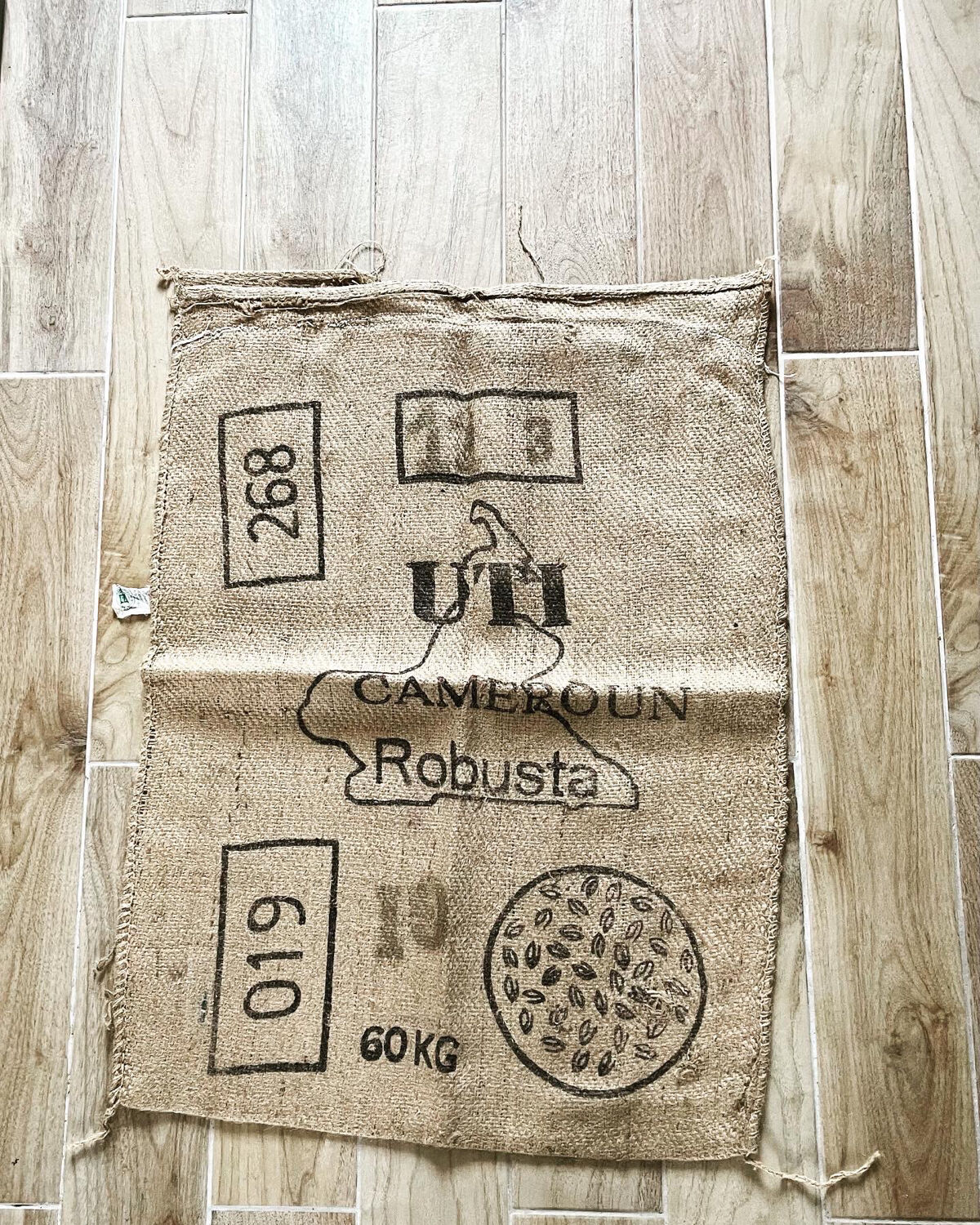 Jute coffee bag