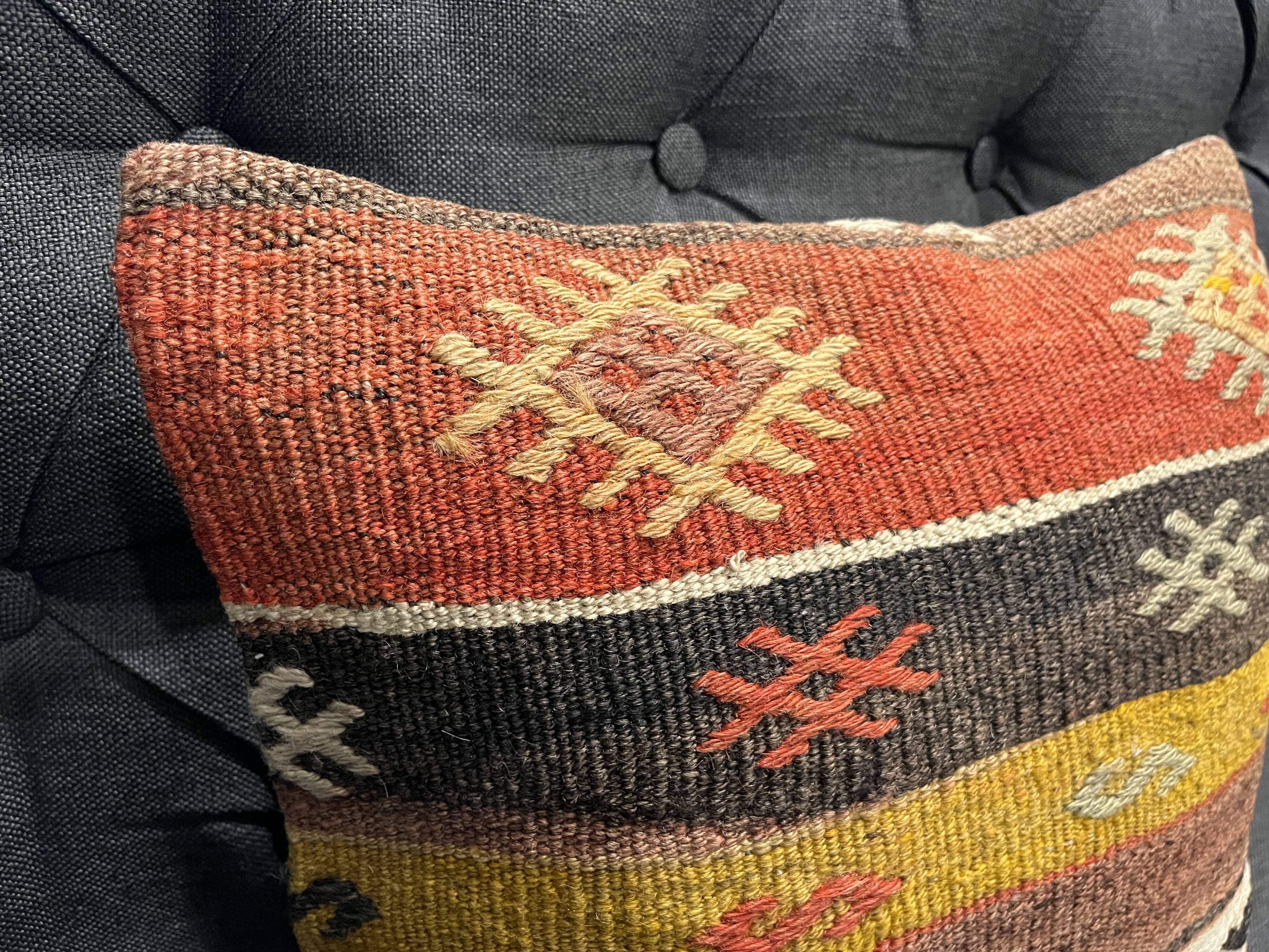 Coussin Kilim fait main