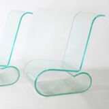 Pair of altuglass chairs