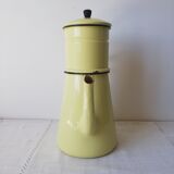 Enameled coffee pot