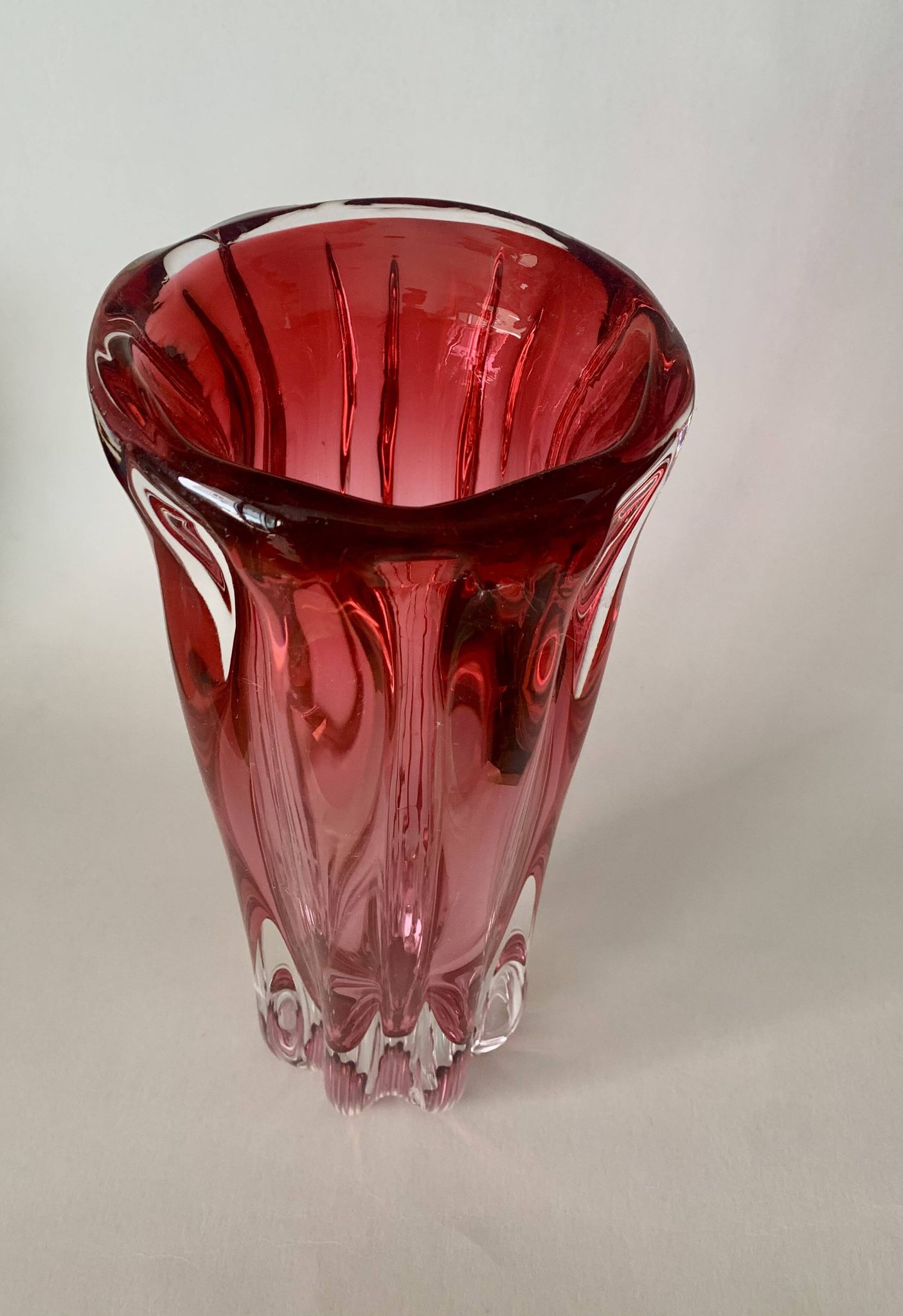 Vase designed by josef hospodek from the czechoslovakian chribska factory.
