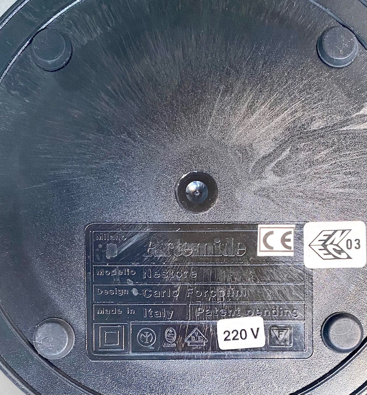 Nestore Lettura lamp by Carlo Forcolini for Artemide 1991