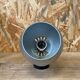 Brushed steel wall lamp from the 1970s - space age style