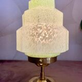 Skyscraper building art deco table lamp
