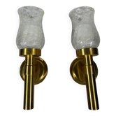 Jean PERZEL (1892 - 1986) Pair of modernist wall lights circa 1960 20th century