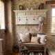 Vintage wall coat rack