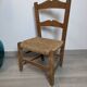 Chaise de campagne paillée enfant