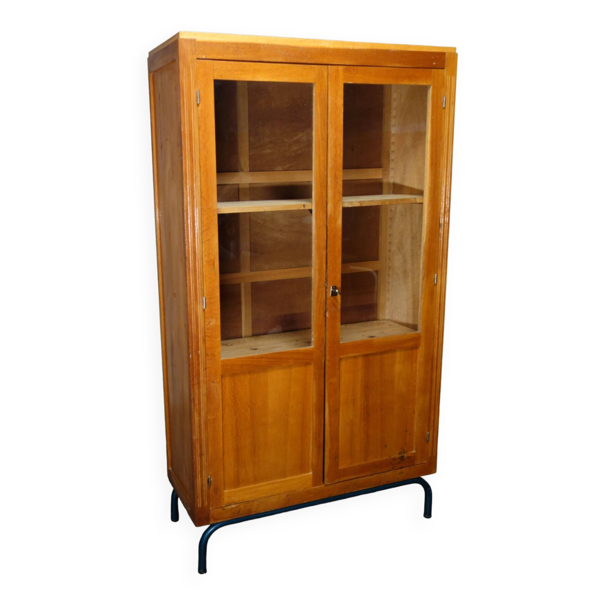 Glass school cabinet 1960