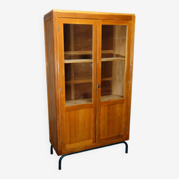 Armoire d’école vitrée 1960