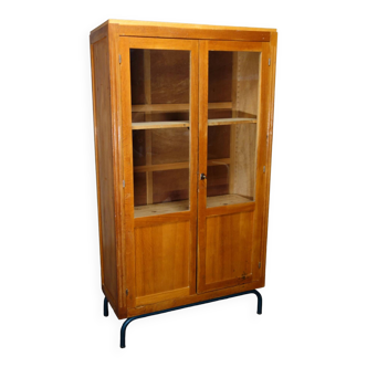 Armoire d’école vitrée 1960