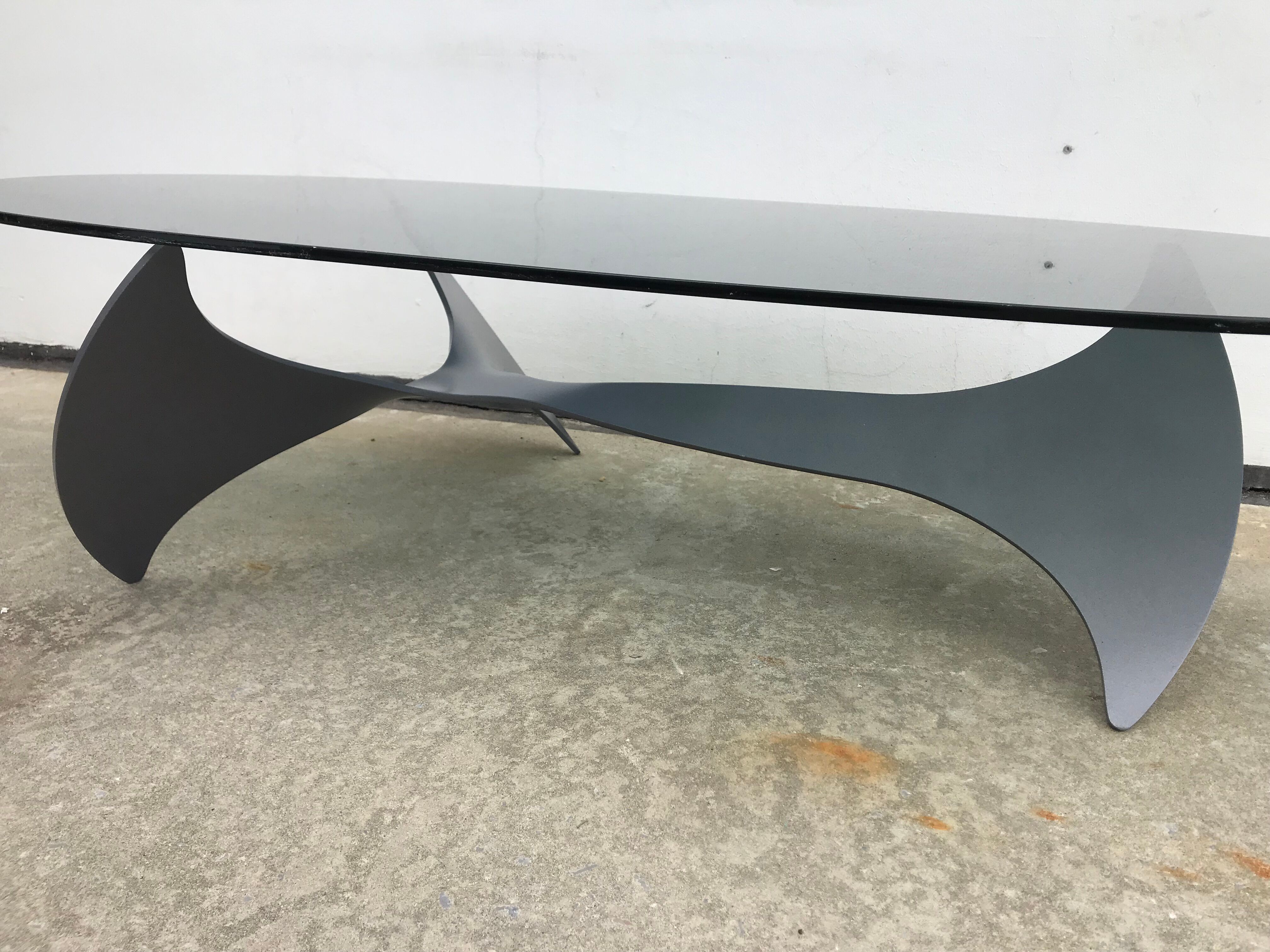 Propeller oval coffee table by Knut Hesterberg 1964