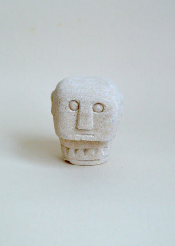 Stone head from Indonesia