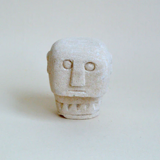 Stone head from Indonesia