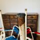 Ensemble de 5 fauteuils Tolix T2 années 50