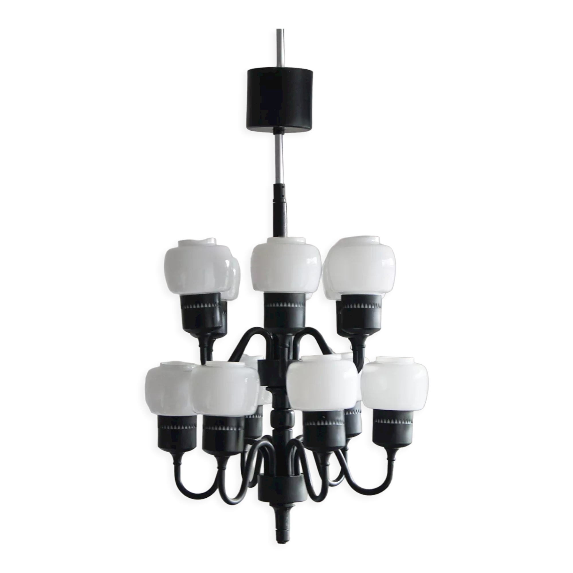 Swedish T-527 Chandelier by Hans-Agne Jakobsson for Hans-Agne Jakobsson Ab Markaryd, 1960s